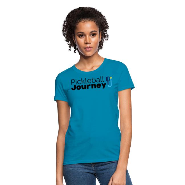 Pickleball Journey White Womens T-Shirt