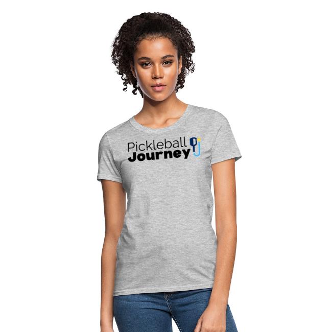 Pickleball Journey White Womens T-Shirt
