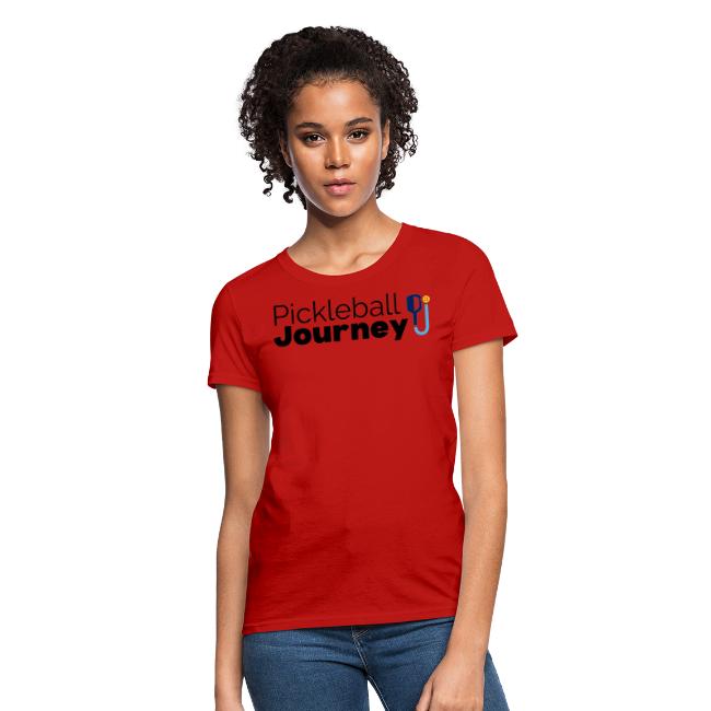 Pickleball Journey White Womens T-Shirt