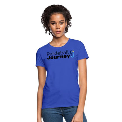 Pickleball Journey White Womens T-Shirt