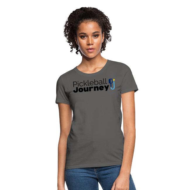 Pickleball Journey White Womens T-Shirt